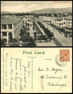 Delcampe - Jamaica 1922 Old Postcard Public Square King Street N Colonial House Kingston WI - Jamaica