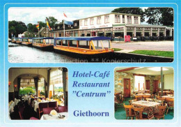 Delcampe - Giethoorn Overijssel NL Hotel Café Restaurant Centrum Rondvaarten - Otros & Sin Clasificación