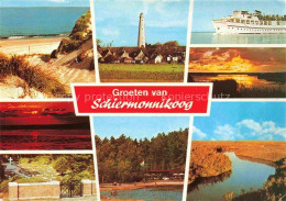 Delcampe - Schiermonnikoog Friesland NL Strand Duenen Sonnenuntergang Landschaftspanorama F - Otros & Sin Clasificación