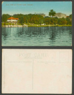 Delcampe - Australia Old Colour Postcard Adelaide, Elder Park And Torrens Lake, A Palm Tree - Autres & Non Classés
