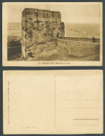 Delcampe - Gibraltar Old Postcard Moorish Castle Ruins Wall Tower Panorama L. Roisin No. 22 - Gibraltar