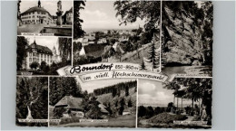Delcampe - Bonndorf Schwarzwald Bonndorf Rathaus Brunnen Schloss Gasthaus Sommerau Wutachsc - Bonndorf