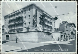 Delcampe - Ap494 Cartolina Teramo Citta' Via Carducci Palazzo I.n.a.i.l - Teramo