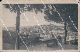 Delcampe - T677 Cartolina  Ancona Citta' Panorama Dal Giardino Margherita 1937 - Ancona