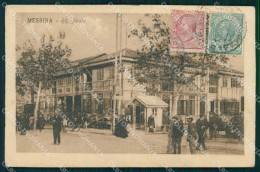 Delcampe - Messina Città Poste Telegrafi PIEGHINE Cartolina MX0654 - Messina