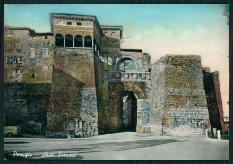 Delcampe - Perugia Città Arco Etrusco Foto FG Cartolina MZ5006 - Perugia