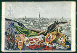 Delcampe - Militari Reggimentali 44° Distretto Militare Cremona Tricolore Cartolina KF3699 - Regimente