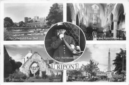 Delcampe - Uk51120 Ripon Real Photo Uk Hornblower Types - Sonstige & Ohne Zuordnung
