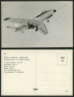Delcampe - AIRPLANE Old Dutch Postcard - NORTH AMERICAN SABRELINER - Altri & Non Classificati