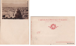 Delcampe - # VALLE DI POMPEI - VEDUTA GENERALE- FOTO INCOLLATA SU SUPPORTO CARTOLINA - Napoli (Neapel)