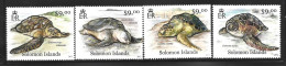 Delcampe - SOLOMON ISLANDS  TURTLES  2012 - Salomon (Iles 1978-...)