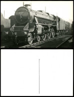Delcampe - Locomotive Train Engines 45109 & 42747 Railway Railroads Old Real Photo Postcard - Non Classés