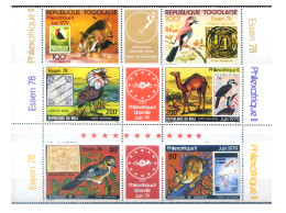 Delcampe - Colonie Francesi. Giro Di 14 Emissioni "Essen 78" + "Philexafrique II" 1978-1979. - Sonstige - Afrika