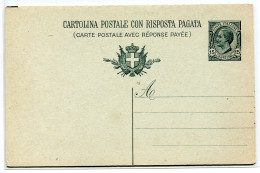 Delcampe - C.P. Leoni C. 15 + 15 Ardesia Su Verdino N. C 42 . Nuova Perfetta - Stamped Stationery