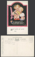 Delcampe - MABEL LUCIE ATTWELL Old Postcard Hug We Loves Everyone Wif Lots Of Love From 565 - Non Classés
