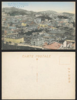 Delcampe - China Old Hand Tinted Postcard Birds Eye View Vladivostok Street TRAM 海參崴浦鹽斯德全景2 - China