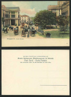 Delcampe - Singapore Old Postcard Court House, Law Courts Of Justice, Street Scene Rickshaw - Non Classés