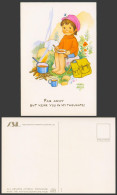 Delcampe - MABEL LUCIE ATTWELL Old Postcard Girl Far Away But Near You In My Thoughts MLA24 - Non Classés