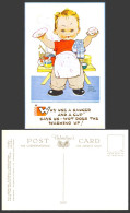 Delcampe - MABEL LUCIE ATTWELL Old Postcard Use A Saucer A Cup Wot Does The Washing Up 5331 - Non Classés