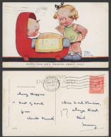Delcampe - Mabel Lucie Attwell 1928 Old Postcard Wots This We's Hearing About You Baby 1185 - Non Classés