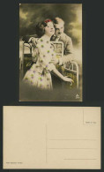 Delcampe - Romantic Old Hand Coloured Postcard HUGGING WOMAN & MAN - Non Classés