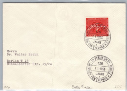 Delcampe - BRD 227 Als Ersttagsbrief Mit Berlin Stempel #DDP33 - Se-Tenant