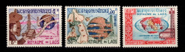 Delcampe - Laos 160-162 Postfrisch #DCY77 - Laos