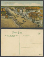 Delcampe - China Old Hand Tinted Postcard Peking Ha-Ta-Men Street Scene Strasse Houses 121. - China
