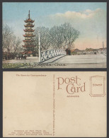 Delcampe - China Old Colour Postcard Shanghai, Loong Wah Pagoda And Bridge, Longhua Temple - China