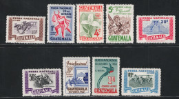 Delcampe - 1953 Guatemala, Festa Nazionale, Yvert # 189-97, MH* - Autres - Amérique