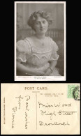 Delcampe - Actress Miss PHYLLIS DARE The Belle Of Mayfair 1905 Old Real Photo Postcard R.P. - Actores
