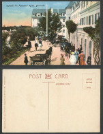 Delcampe - Bermuda Old Colour Postcard Outside The Hamilton Hotel Horse Riders Carts Horses - Bermuda