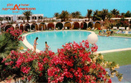 Delcampe - Eilat Eilath Israel Hotel-Americana Swimmingpool Palmen Blumen Urlauber Terrasse - Israel