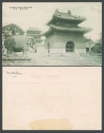 Delcampe - China Old Postcard Stone Elephant Statue At Imperial Tomb Of North MUKDEN, Tower - China