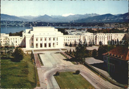 Delcampe - Geneve GE Palais Des Nations Unies Fliegeraufnahme - Sonstige & Ohne Zuordnung