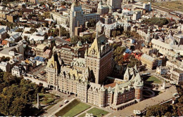 Delcampe - QUEBEC-City Canada Chateau-Frontenac Vue-Aérienne Altstadt Luftbild Fluss Tuerme - Ohne Zuordnung