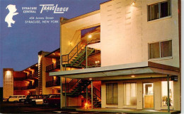 Delcampe - Syracuse New York USA TraveLodge Hotel James-Street Motel Nachtaufnahme Parkplat - Other & Unclassified