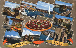 Delcampe - Geneve GE Bruecke Wasserspiele Schwan - Sonstige & Ohne Zuordnung