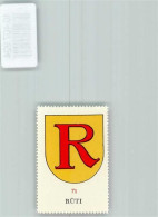 Delcampe - 8630 Rüti ZH - Vignette Wappen Kaffee Hag Ca 1920-1940 - 10407924 - Rüti