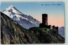 Delcampe - 1920 Martigny Lithographie Tour De La Batiaz - 10392344 - Martigny