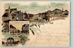 Delcampe - 4900 Langenthal 1900 Lithographie Gruss Aus Verlag Carl Künzli 1443 - 13603528 - Langenthal