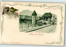 Delcampe - 6000 Luzern Lucerne - Kapelbrücke Pilatus - 10623887 - Luzern