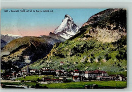 Delcampe - 3920 Zermatt - Zermatt Et Le Cervin - 10156788 - Zermatt