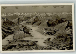 Delcampe - 6000 Luzern Lucerne 1928 Foto AK Vogelschau Vierwaldstätter See Zuger Se... - 38070907 - Luzern