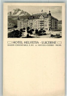 Delcampe - 6000 Luzern Lucerne Foto AK Hotel Helvetia - 13301938 - Luzern