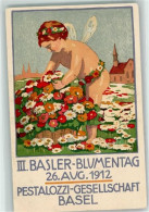 Delcampe - 4000 Basel Bâle 1912 Künstlerkarte III. Blumentage Pestalozzi Gesellscha... - 13455713 - Basel
