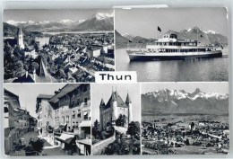 Delcampe - 3600 Thun - Gesamtansicht, Dampfer, Schloss - 50702796 - Thun