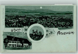 Delcampe - 4144 Arlesheim BOAKC Lithographie/Mondschein Eremitage Gasthaus Zum Ochs... - 13702668 - Arlesheim