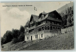 Delcampe - 8873 Amden 1916 - Hotel Pension Bellevue - 13442954 - Amden