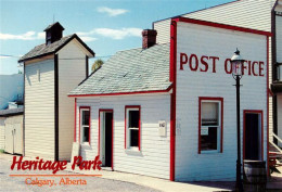 Delcampe - Calgary Alberta Canada Heritage-Park Post-Office Holzgebaeude Freilichtmuseum Pl - Ohne Zuordnung